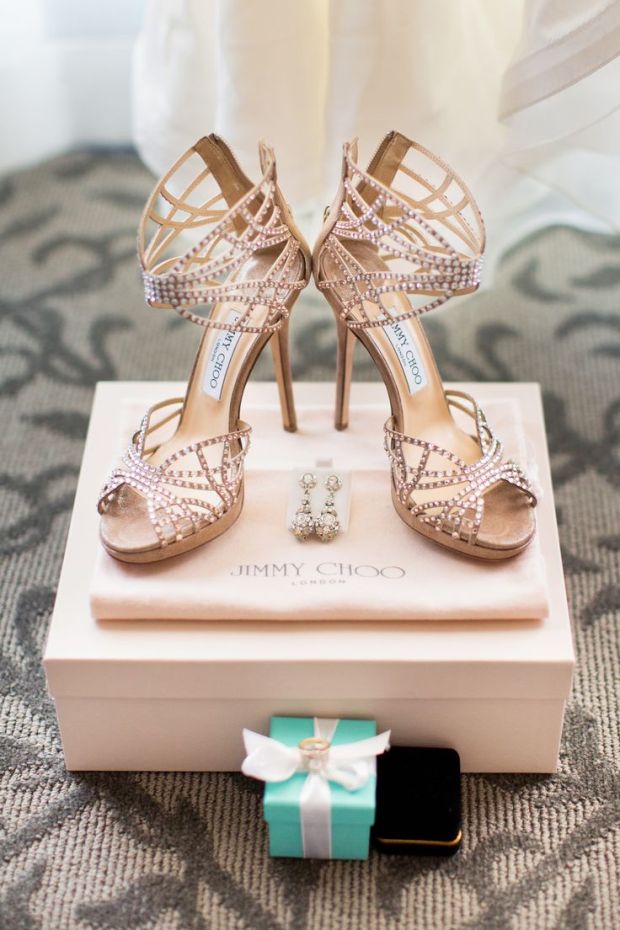jimmy choo wedding shoe modern bride